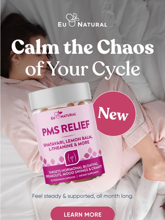 The Natural PMS Relief You Need? It’s Here.
