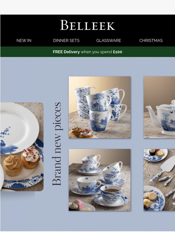 New additions just landed — Aynsley Archive Blue is growing!