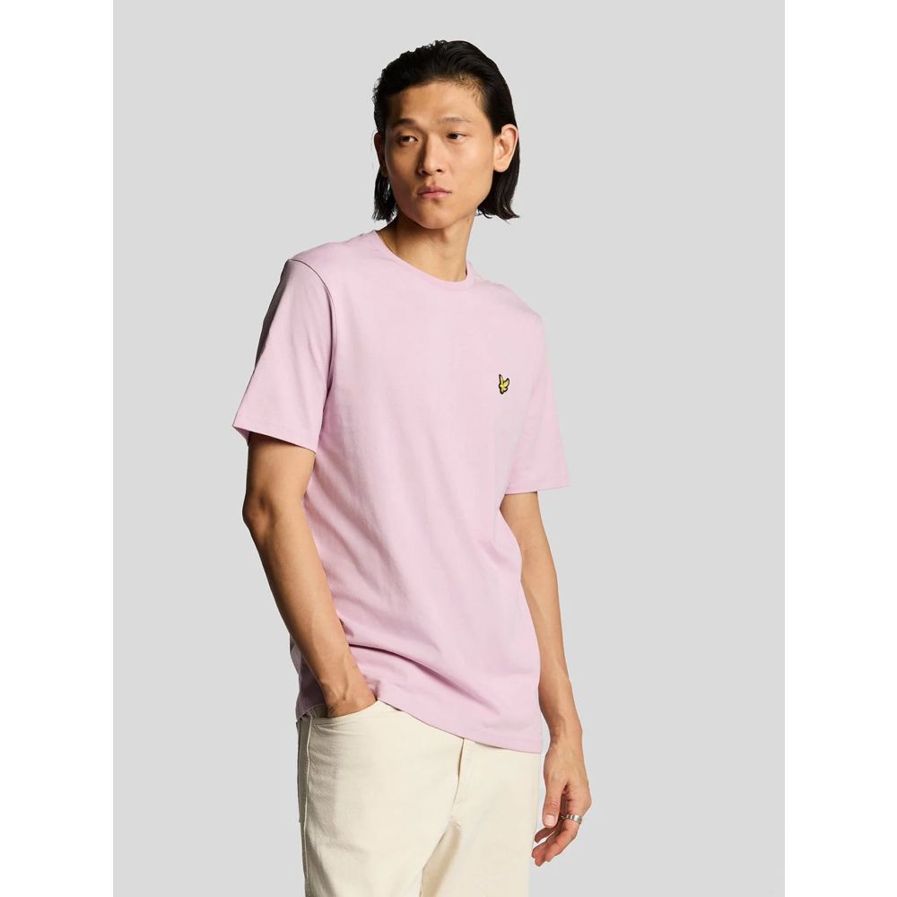 Image of Lyle & Scott Pink Plain T-Shirt