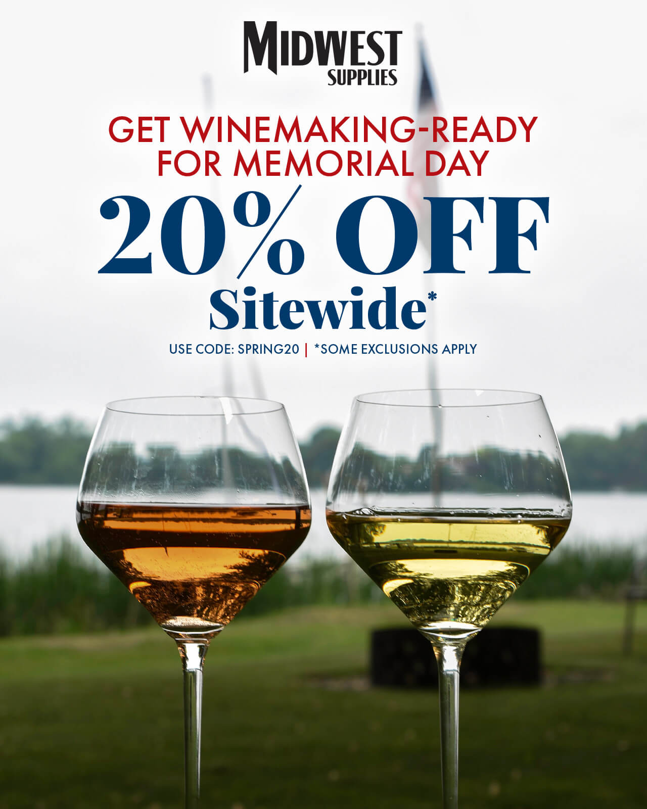 Get Winemaking-Ready for Memorial Day 20% Off Sitewide!* Use Code: SPRING20 *Some Exclusions Apply