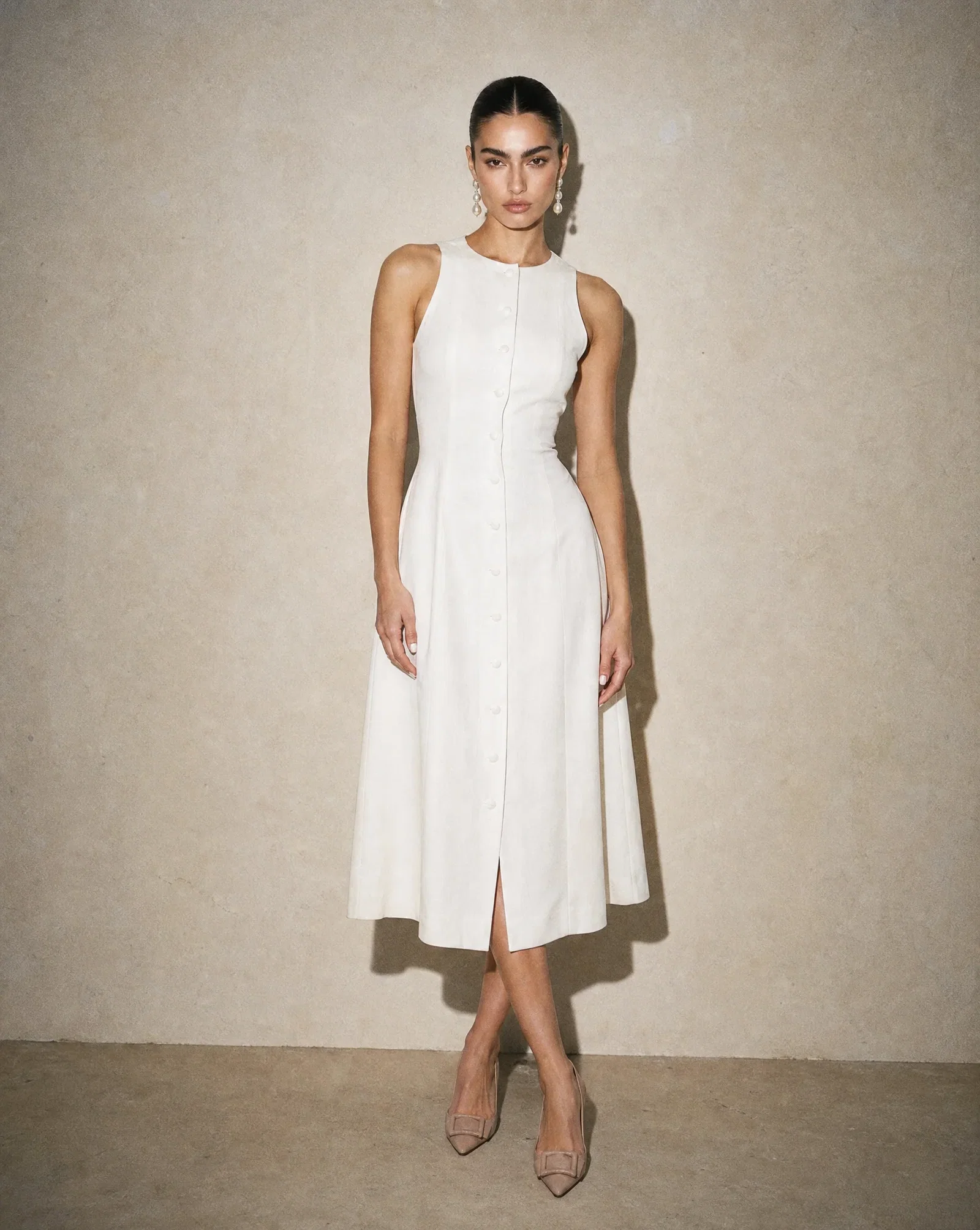 The Farm Wife Linen Dress