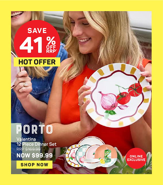 Porto Valentina 12 Piece Dinner Set