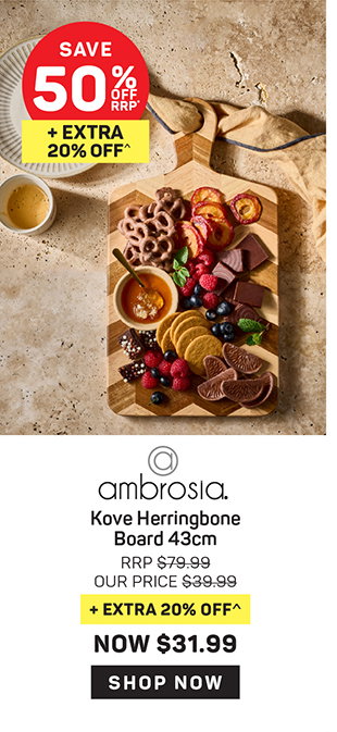 Ambrosia Kove Herringbone Board 43cm