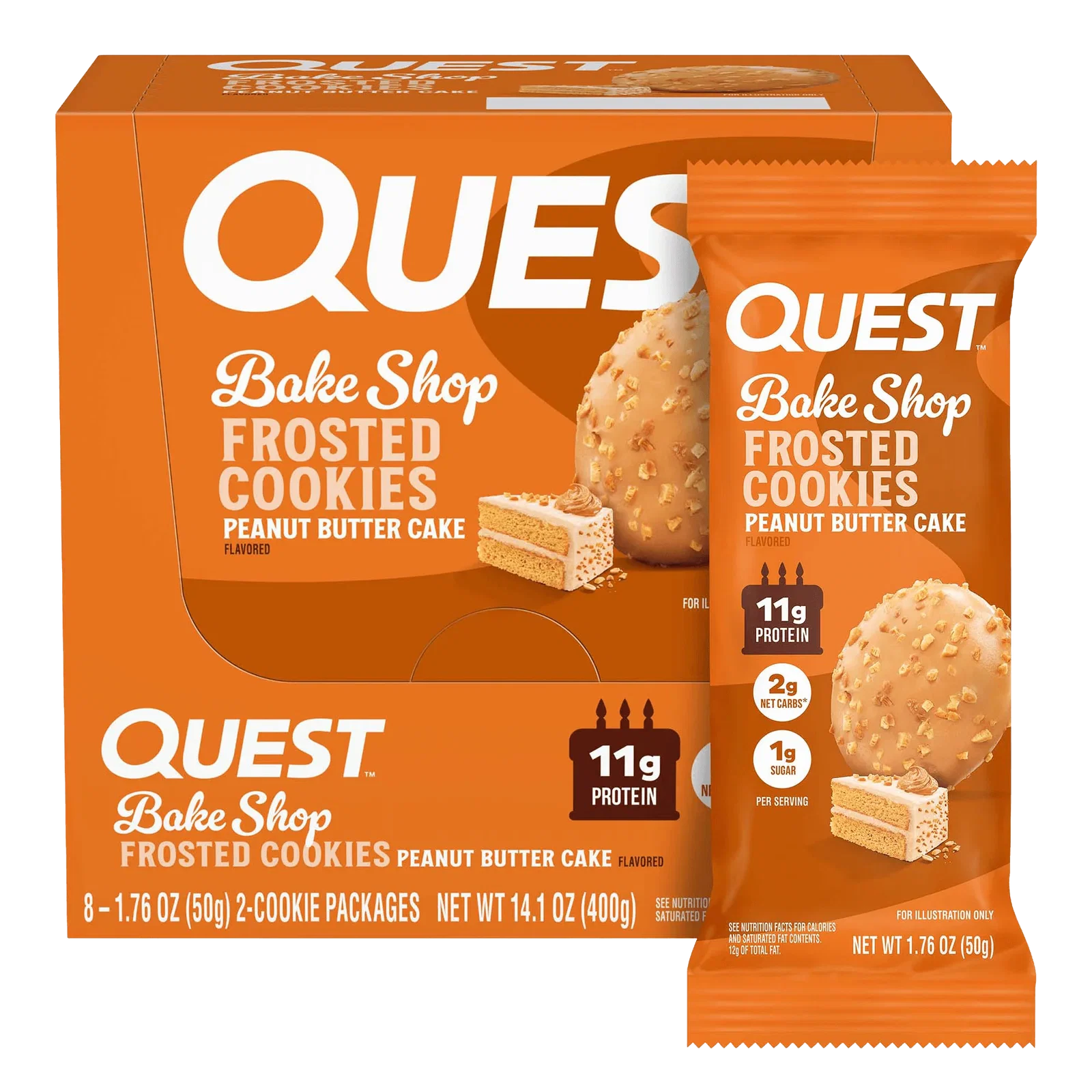 Image of Peanut Butter Cake Frosted Cookies Twin Pack