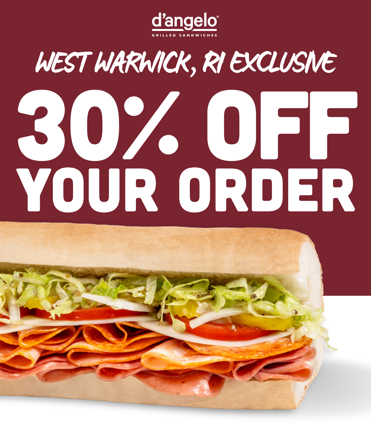 West Warwick Exclusive 30% OFF
