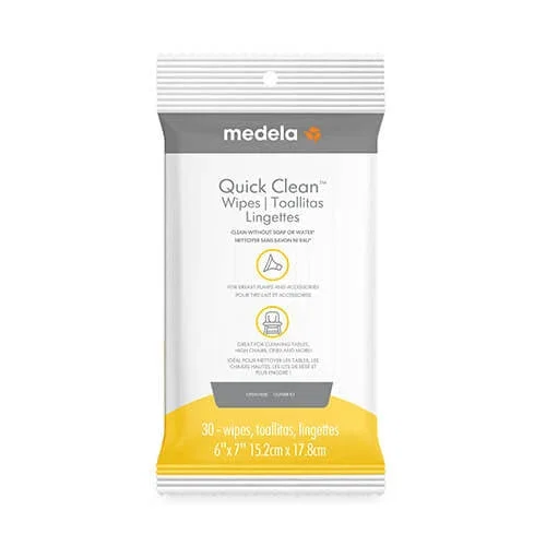 Image of Medela Quick Clean™ Breast Pump & Accessory Wipes, Case of 12
