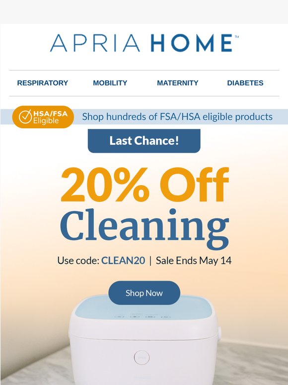 Don't Miss 20% Off Cleaning + Personal Hygiene