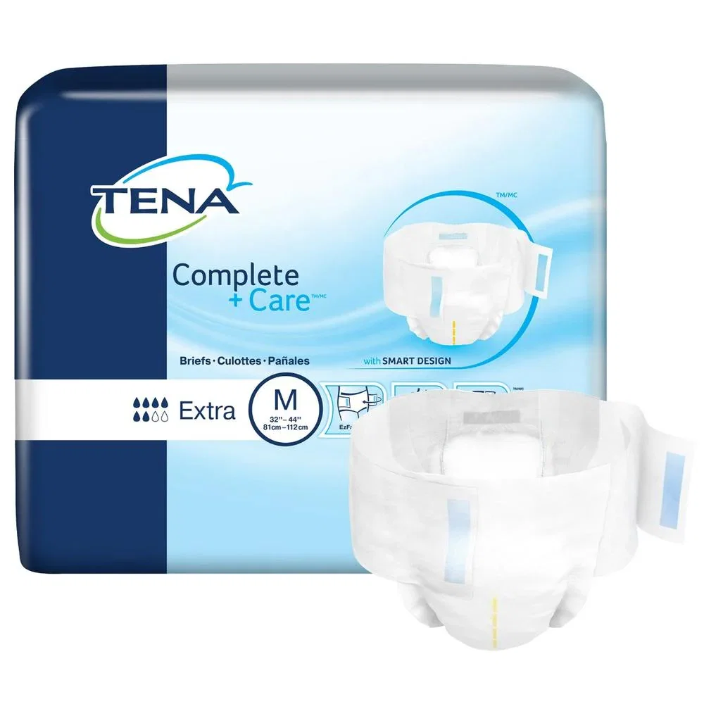 Image of Incontinence Brief TENA Complete + Care Ultra™ Adult Large Unisex Disposable Moderate Absorbency