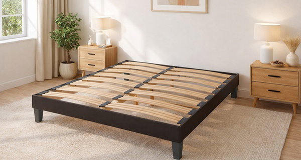 Sommier en bois "Kit15" tri-lattes actives, aération matelas optimisée