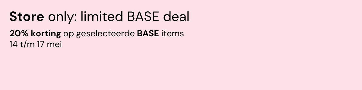 Store only BASE deal