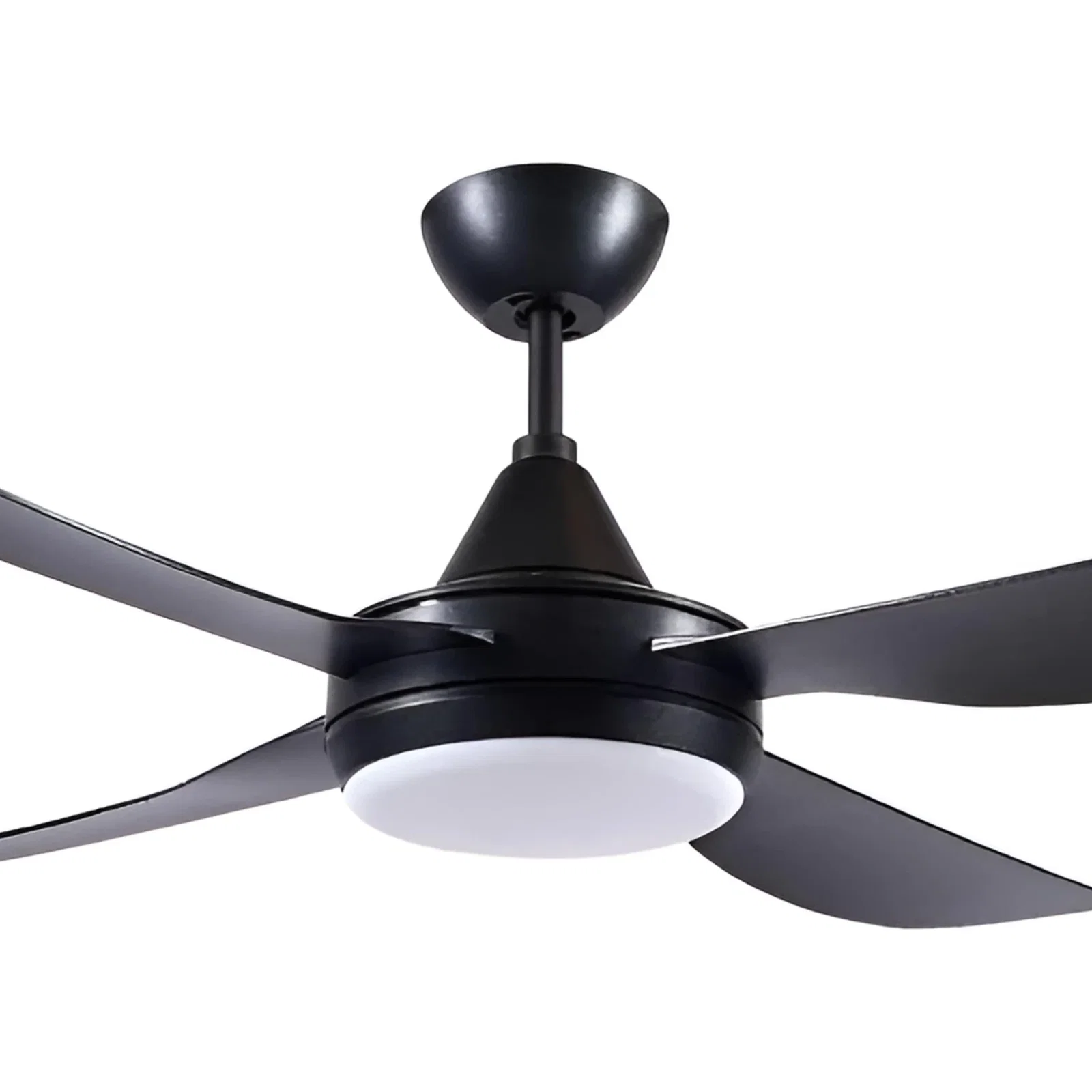 Brilliant Vector III 56" Ezi-Fit AC Ceiling Fan with LED Light & Wall Control - Black