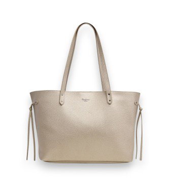 Bolso Audrey Script beige