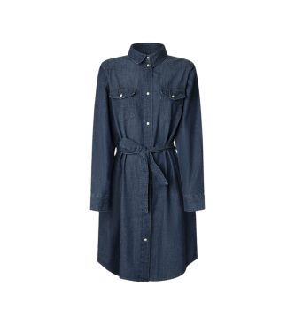 Vestido Camisero Denim azul