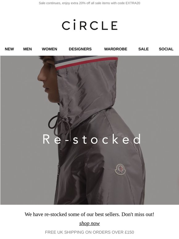 Best sellers re-stocked