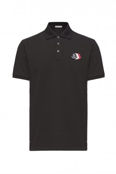 Triple Logo Polo Black