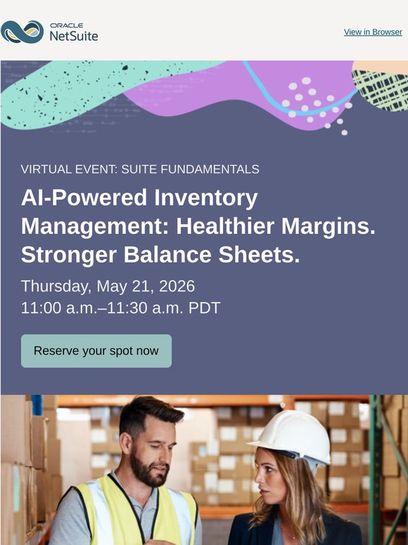 Virtual Event: AI-Powered Inventory Management