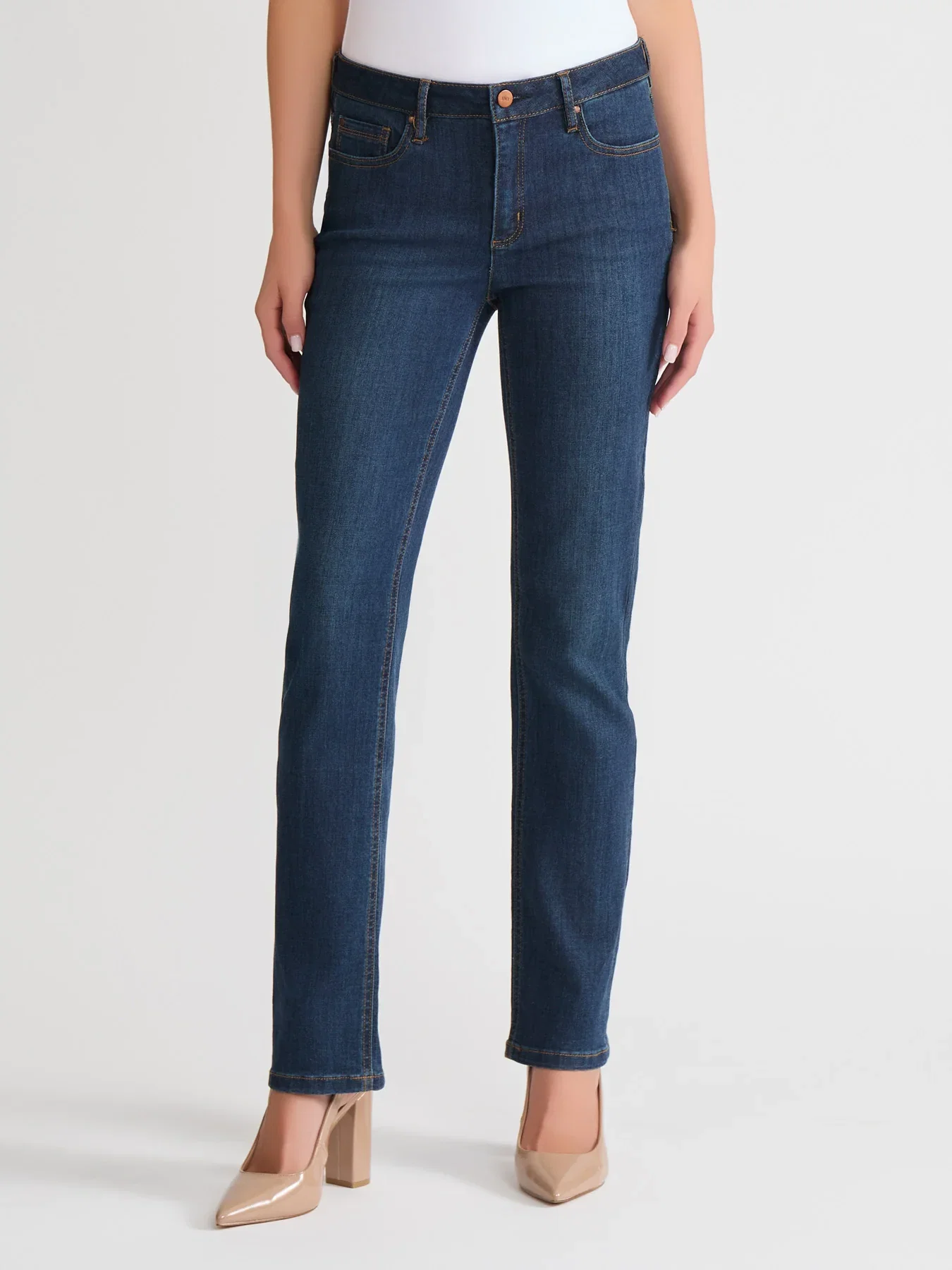 Image of Lexington Straight Leg Jeans, Indigo Westpoint Wash