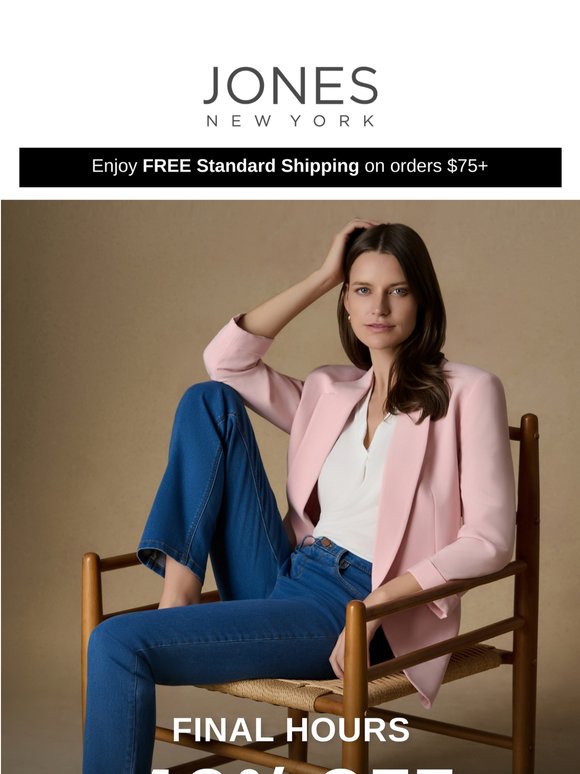 Last Chance! 40% Off Our Best-Selling Styles