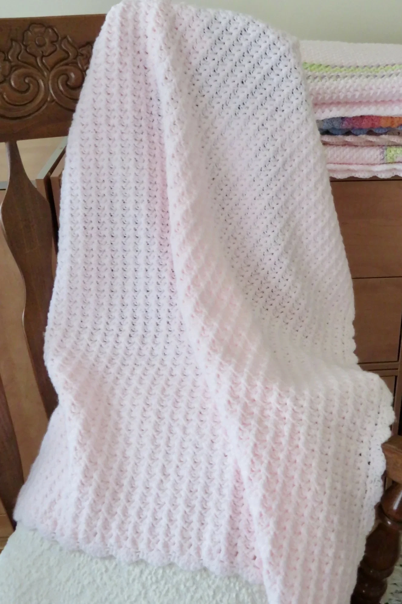 Image of First Cuddles Baby Blanket (Crochet)