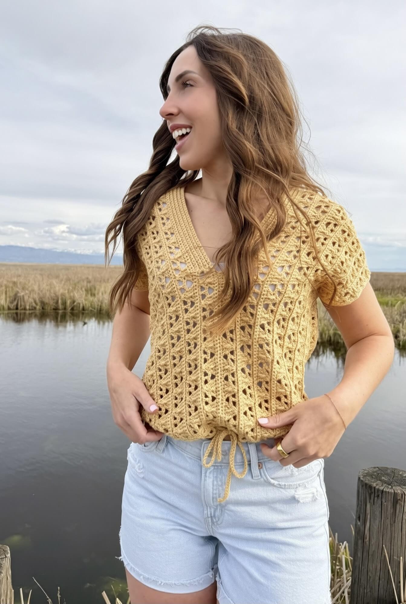 Image of Crochet Kit - Second Star Lace Tee