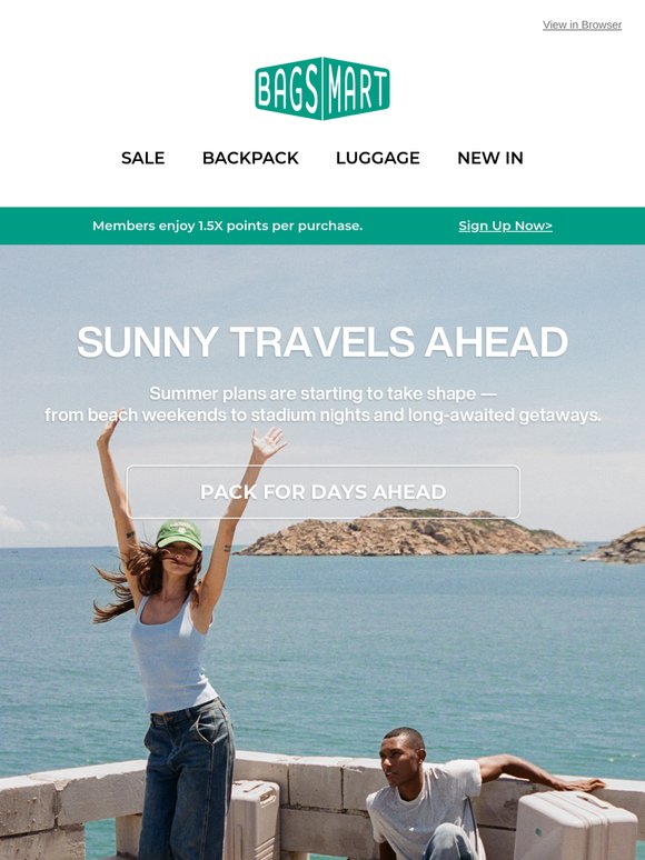 Ready for Sunny Travels Ahead