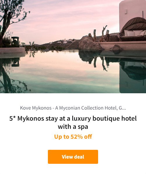 5* Mykonos stay at a luxury boutique hotel with a spa