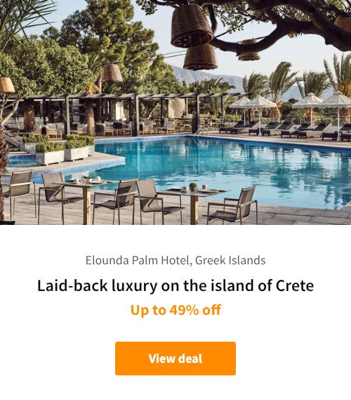Laid-back luxury on the island of Crete