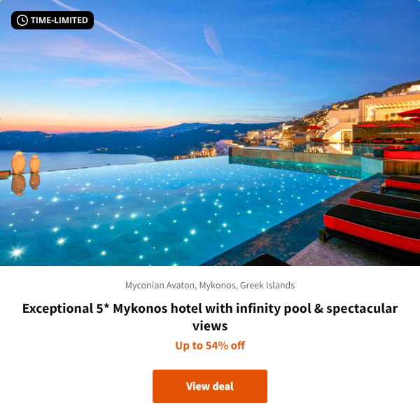 Exceptional 5* Mykonos hotel with infinity pool & spectacular views
