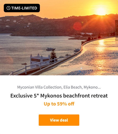Exclusive 5* Mykonos beachfront retreat