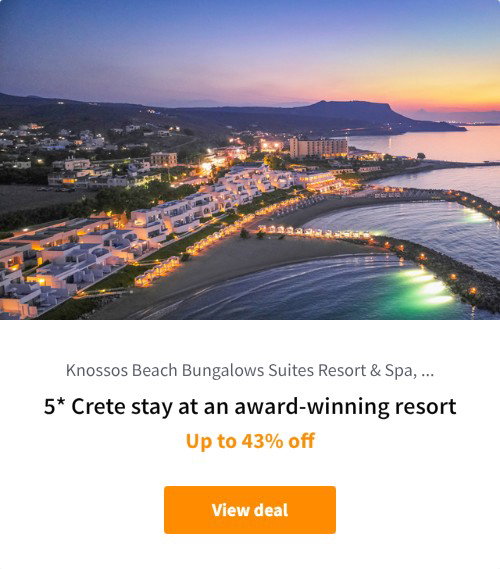 5* Crete stay at an award-winning resort