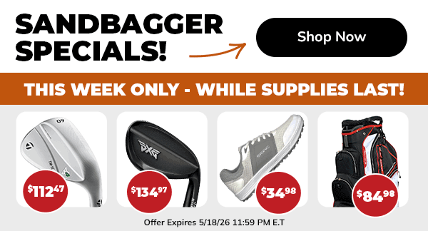 SANDBAGGER SPECIALS - Huge Savings on Essential Gear - This Week Only! Shop Now!