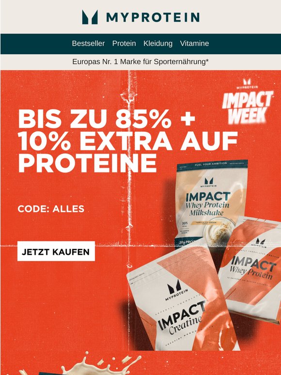 Impact Week Sale mit bis zu 85% 🤚