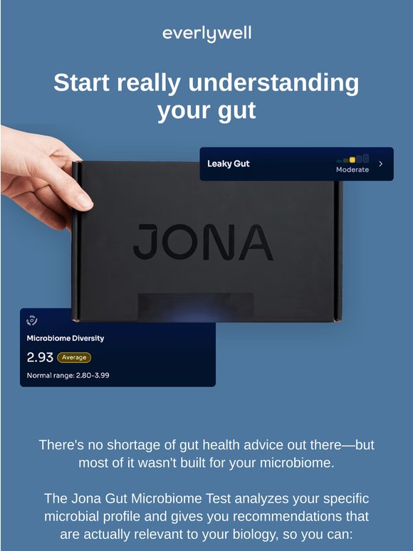 Your gut health, personalized.