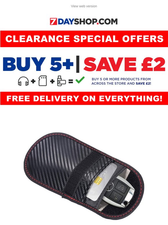 RFID Key Pouch Clearance Deal - £2.99