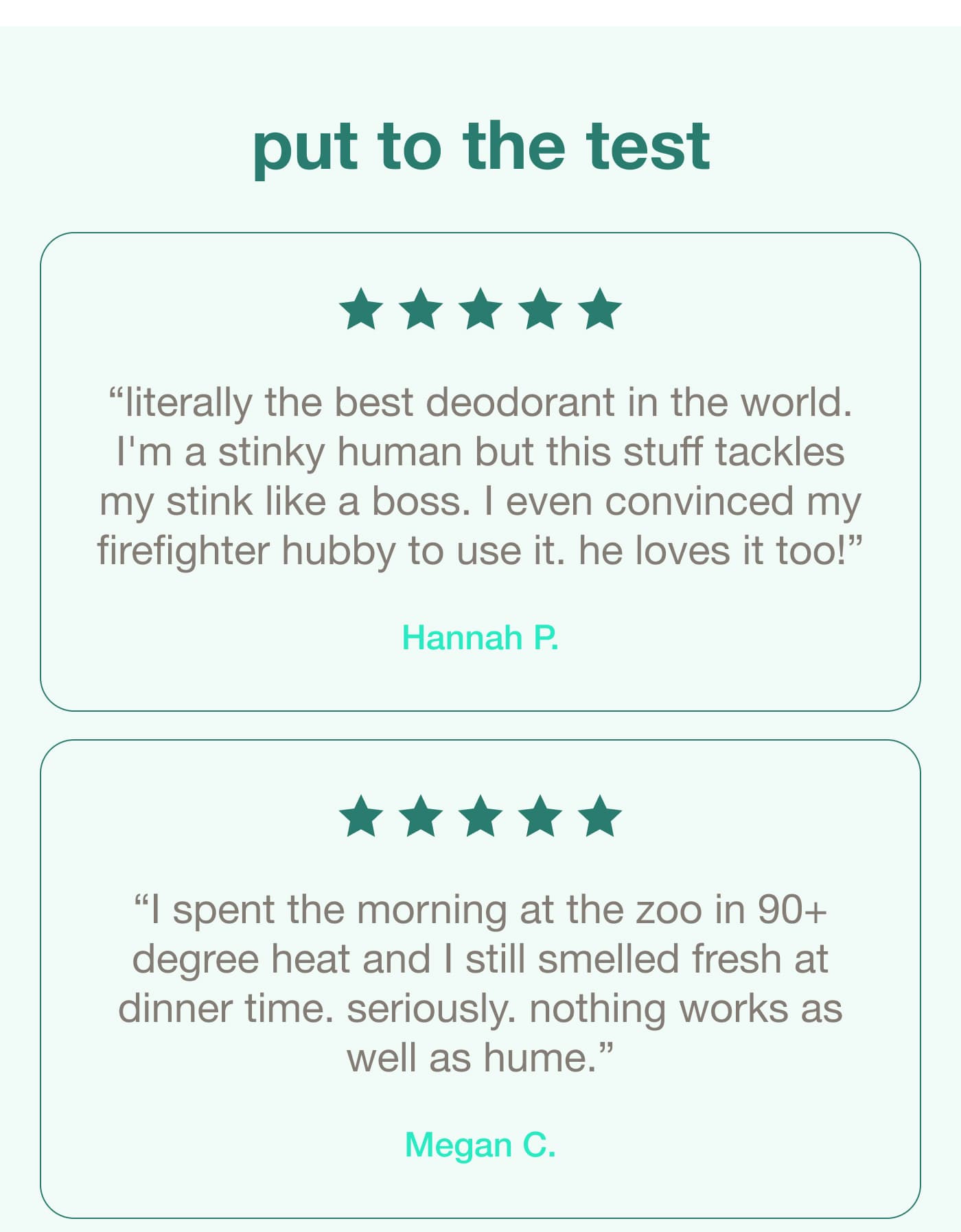 Put to the test "Nothing works as well as Hume" 