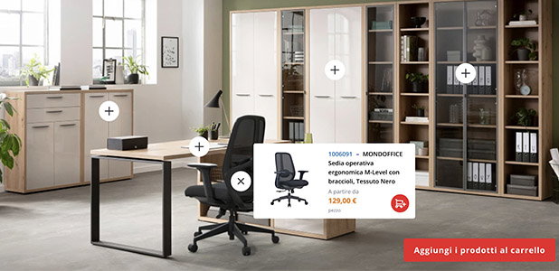 Linea Arredo Disegno. Scopri la nuova funzionalità di acquisto interattivo