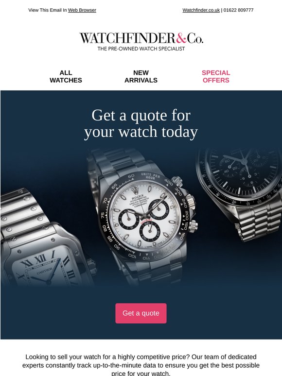 Sell your watch safely and securely