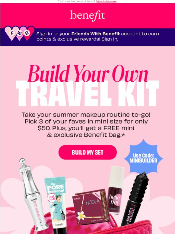 Summer glam, now travel-sized ✈️