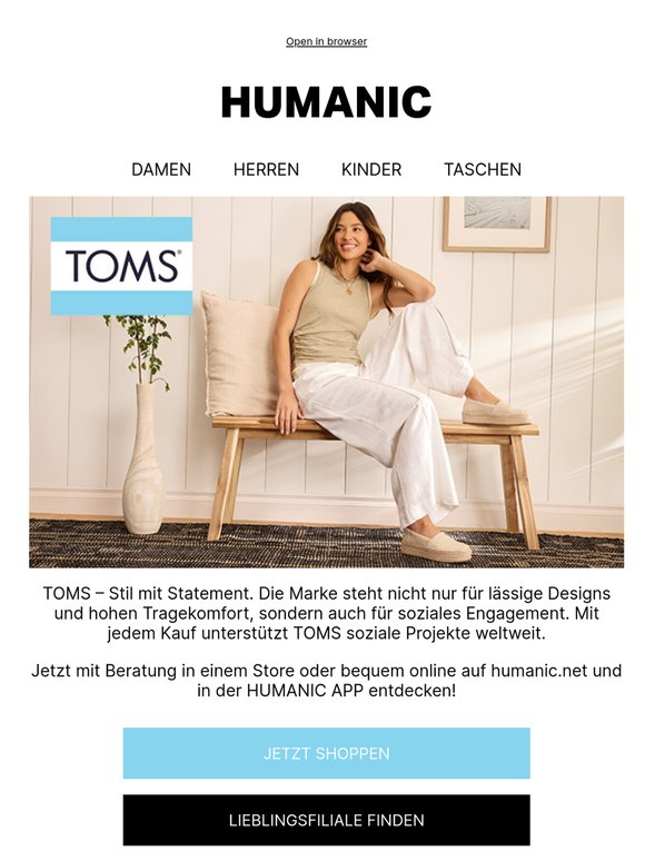 New In ❗Jetzt die neue TOMS Kollektion entdecken
