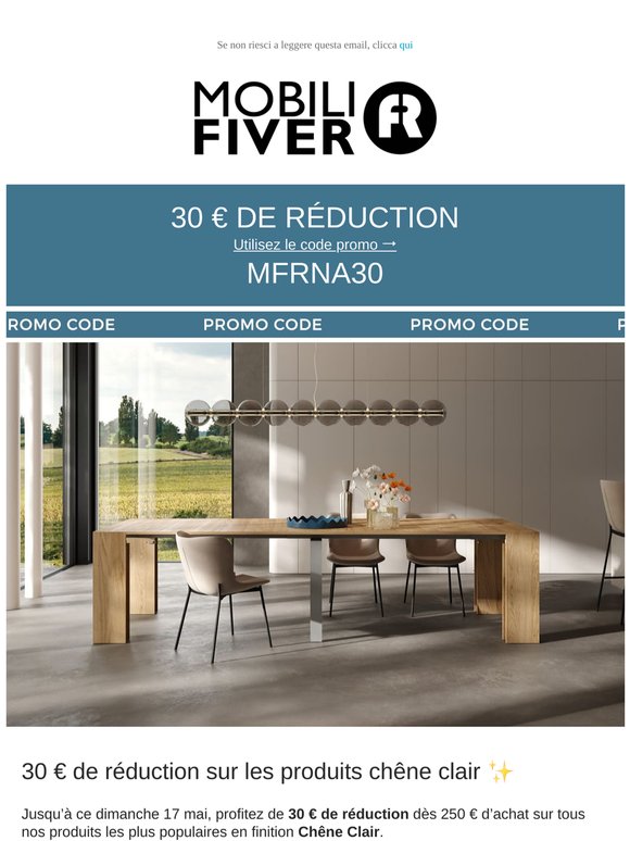 Promo Last Minute : coupon de 30 €