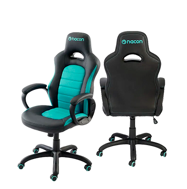 SILLA GAMING NACON 350 NEGRO/TURQUESA