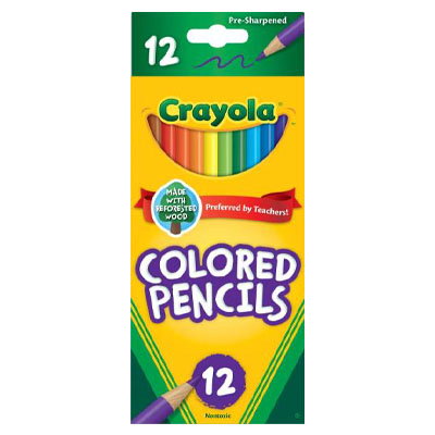 Crayola Presharpened Colored Pencils - 12 Count