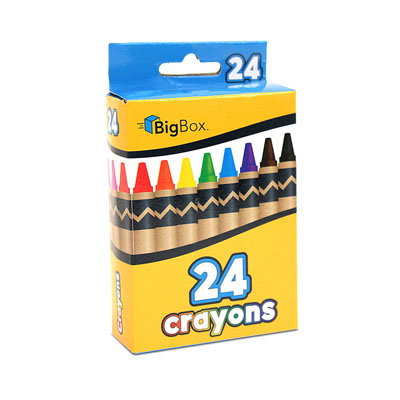 BigBox Crayons, 24ct