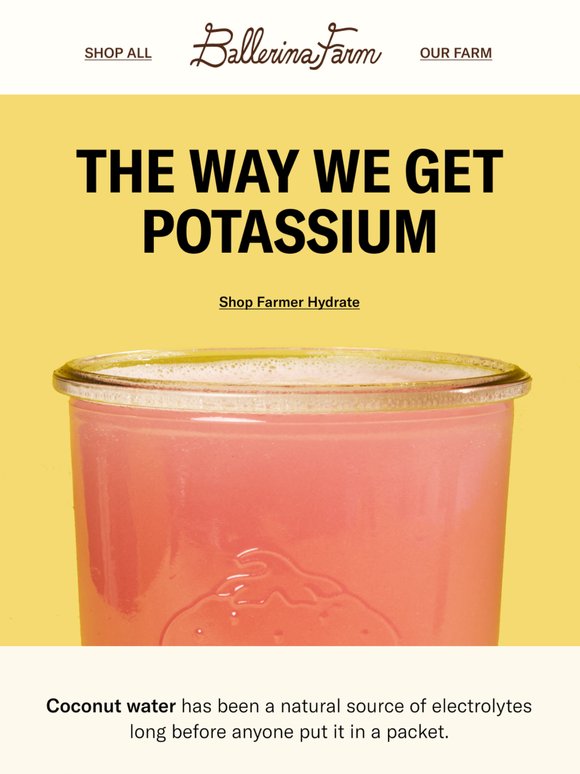 The Way We Get Potassium