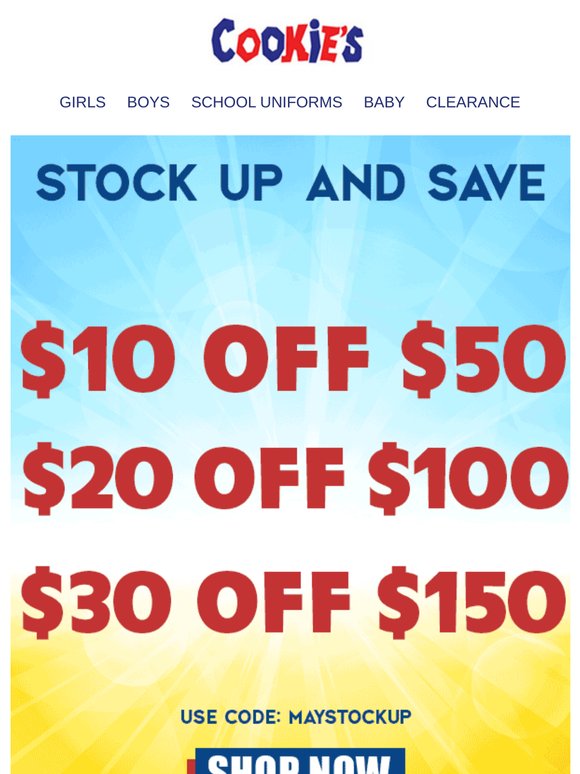 Final Call 📣 Our Stock Up & Save Event Ends Tonight!