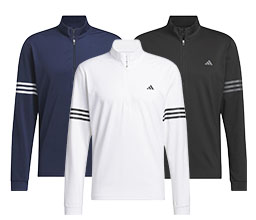 ADIDAS – Men's 3 Stripe 1/4 Zip