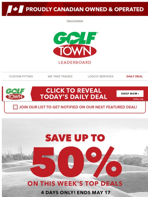 Save up to 50% - 4 Days only!
