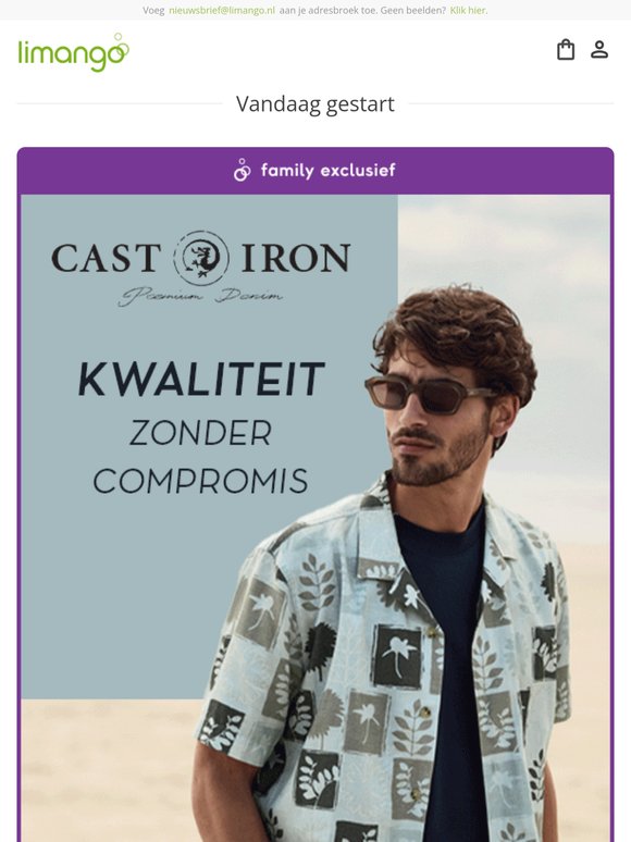 Cast Iron tot -66% 👀 Set van 3 Hugo Boss t-shirts voor €25 >>