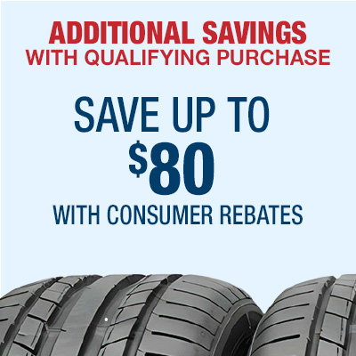 Additional Savings with consumer rebates