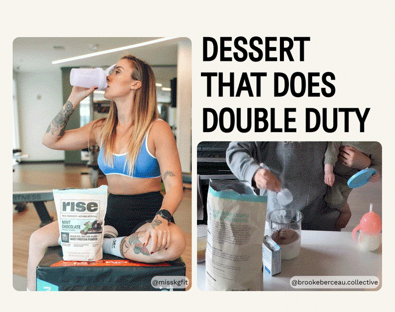 Dessert that does double duty